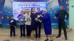 Ученикам школы села Лесогорское вручили значки комплекса ГТО