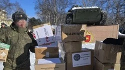 Гуманитарный груз для участников спецоперации отправили из Углегорского района
