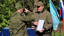 Поздравления и флаг области для наших бойцов