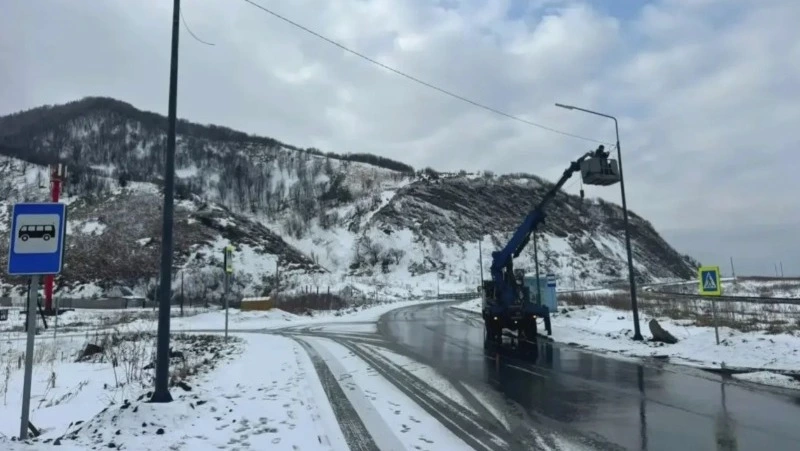 Ремонт трассы Невельск – Томари – аэропорт Шахтёрск продолжается