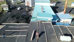 Восстановление сгоревшей крыши котельной продолжается в Углегорске