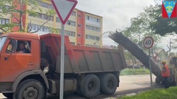 Ямочный ремонт продолжается